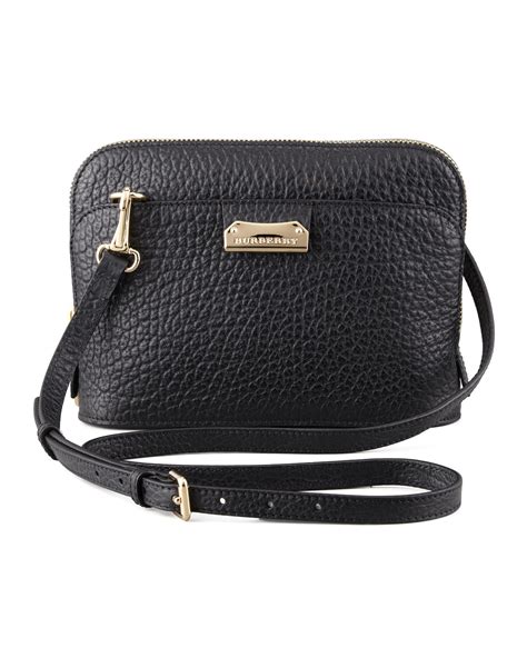 burberry black pebbled saddle shoulder bag 2004|burberry saddle crossbody bag.